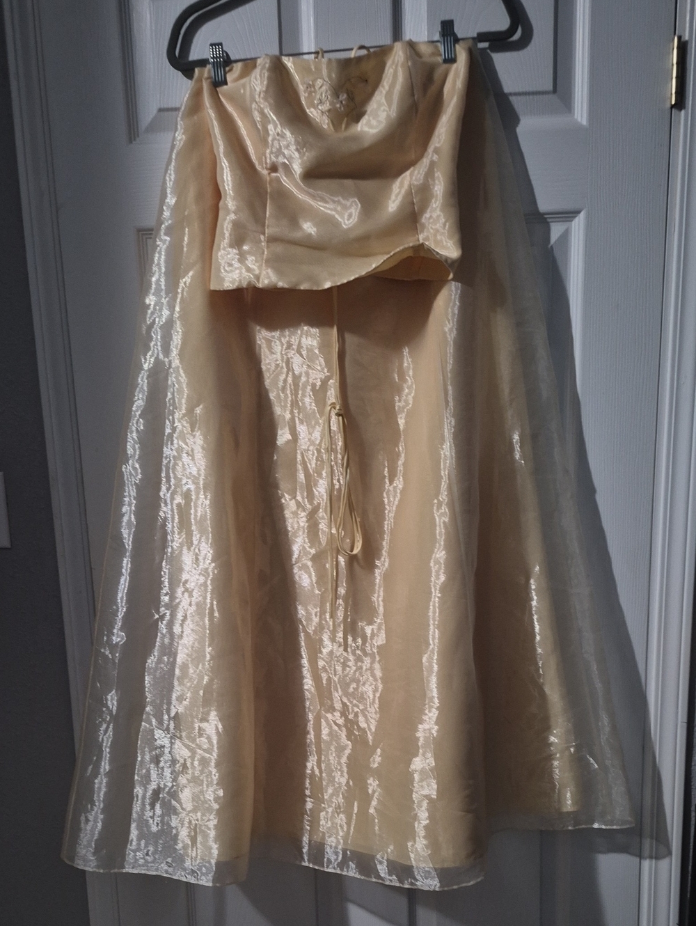 Vintage maxi skirt & corset top set